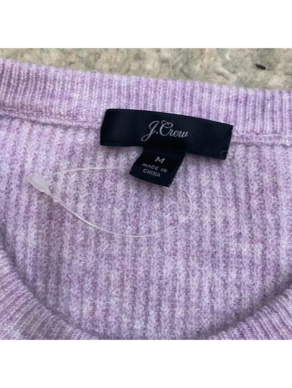 NWOT! J. Crew Size M Ribbed Cardigan with Jeweled Buttons in Supersoft Yarn